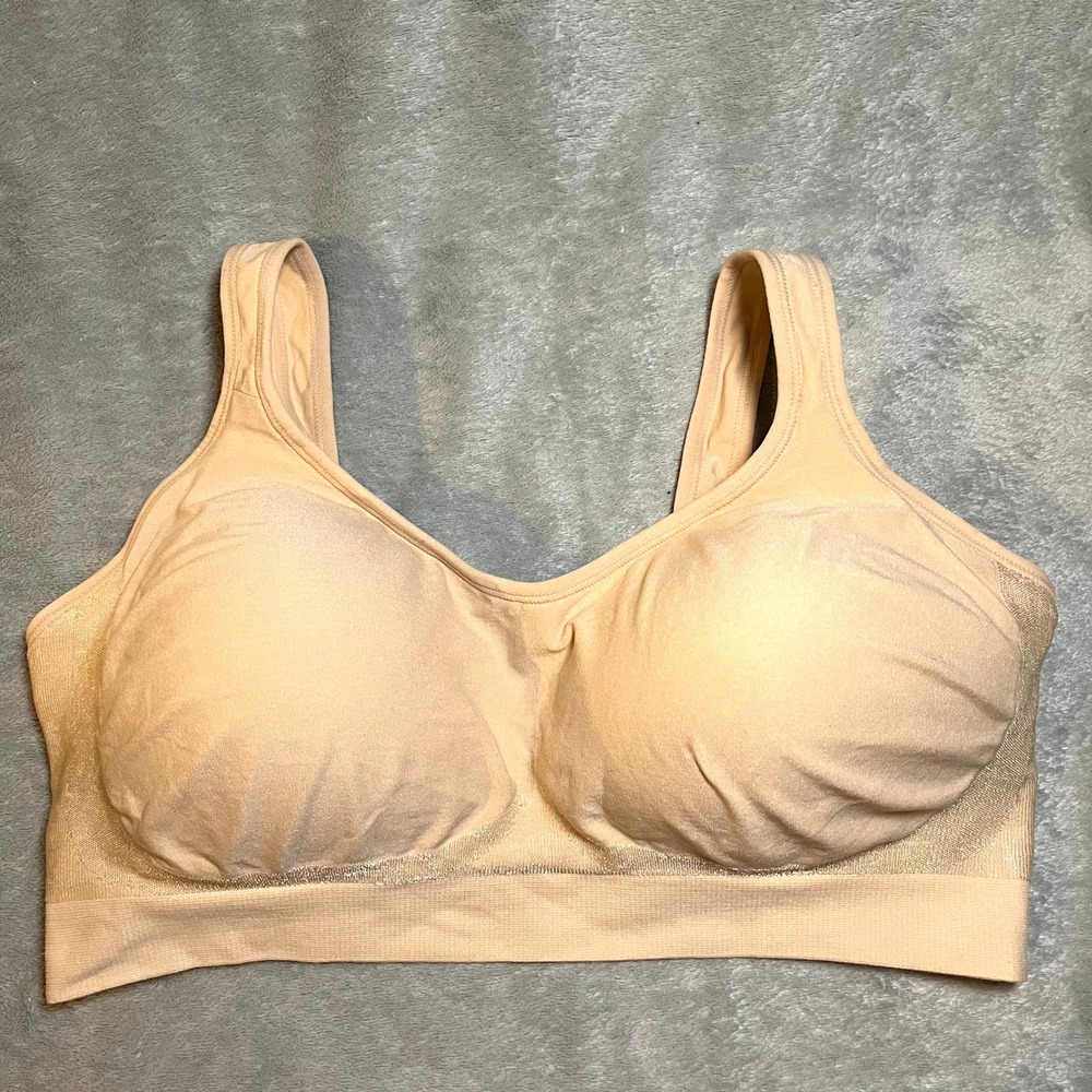 Truekind Bra Daily Comfort Wireless Shaper Bra Beige Nude 2XL XXL